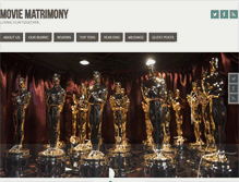 Tablet Screenshot of moviematrimony.com